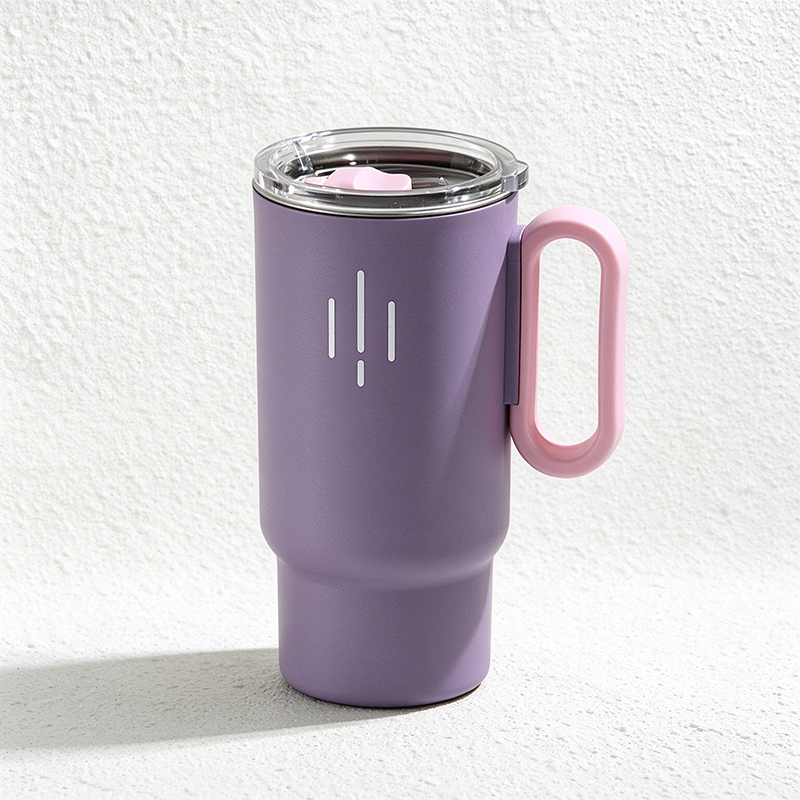 CouldNook Handled Coffee Cup - Bright Colors and Contrasting Rectangular Handle
