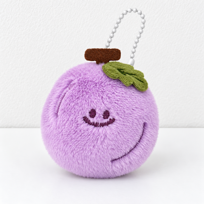 CouldNook Plush Character Charm - Fruit Shapes and Playful Food Expressions