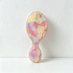 CouldNook Patterned Oval Hair Brush - Handheld Grip Profile