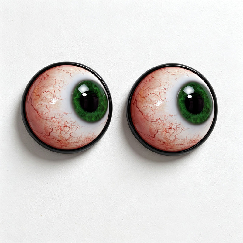 CouldNook LED Eyeball Hanging Ornament - Round Halloween Light Pair
