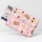 CouldNook Printed Passport Cover - Playful Motifs and Stitched Folding Edges