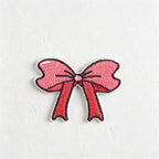 CouldNook Bow Embroidered Patch - Assorted Colors and Shapes