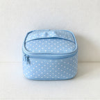 CouldNook Patterned Makeup Case - Blue Dots Or Red Gingham