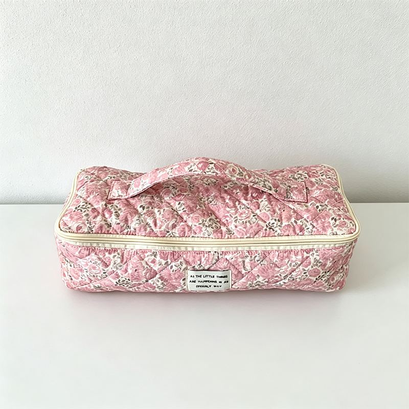 CouldNook Quilted Cosmetic Bag - Vanity Storage Accent