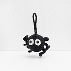 CouldNook Halloween Yarn Keychain Charm - Ghosts Pumpkins and Spider