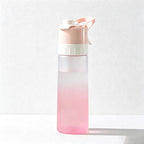 CouldNook Misting Water Bottle - Trigger Spray and Separate Drinking Opening
