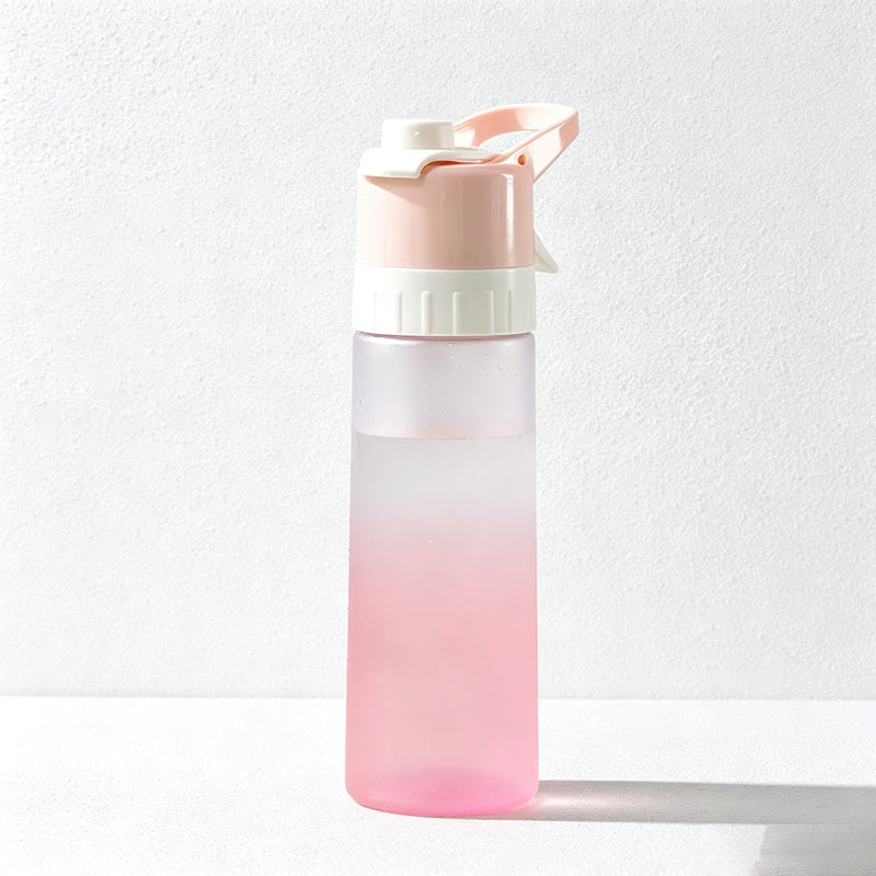CouldNook Misting Water Bottle - Trigger Spray and Separate Drinking Opening