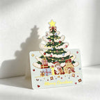 CouldNook Christmas Greeting Card - Shaped Holiday Scenes And Foil Accents