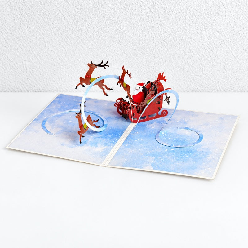 CouldNook Christmas Pop Up Greeting Card - Dimensional Holiday Scenes