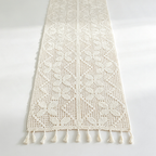 CouldNook Crochet-Look Table Runner - Console Table Accent