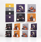 CouldNook Halloween Pop-Up Greeting Card - Four Scene Set