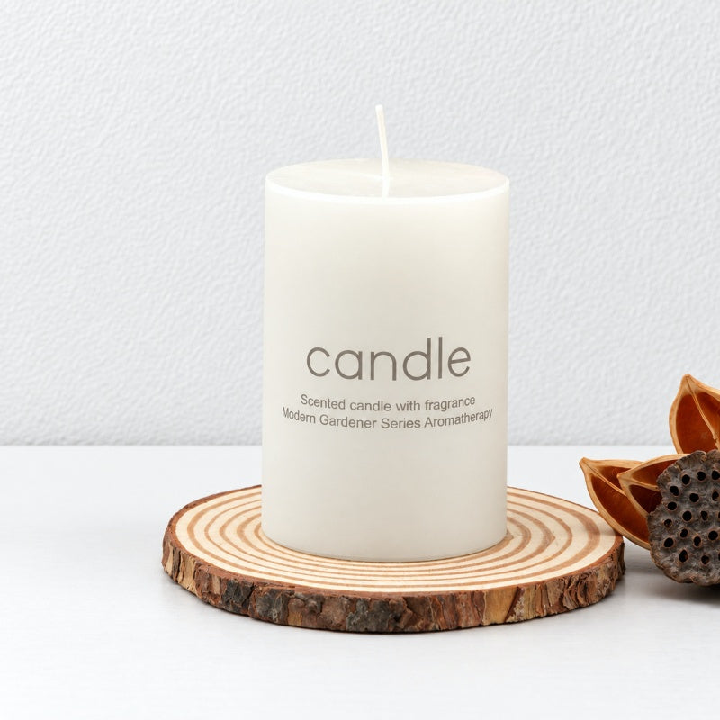 CouldNook Pillar Candle - Classic Ivory Cylinder Collection Accent