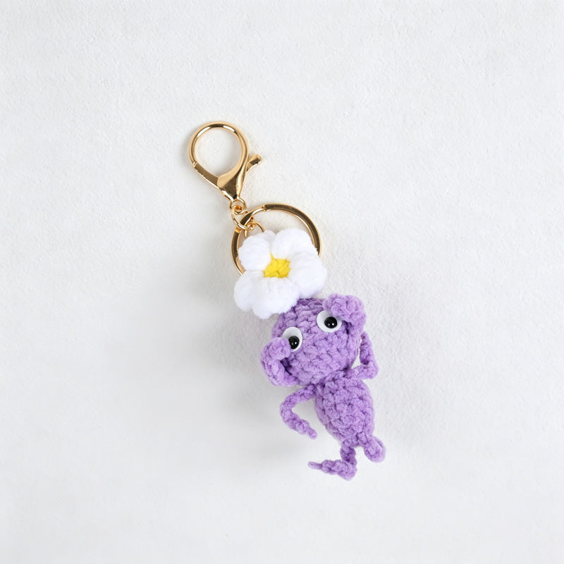 CouldNook Yarn Sprout Character Keychain - Three Attachment Styles