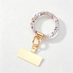 CouldNook Rhinestones Set Phone Strap with Rounded Links