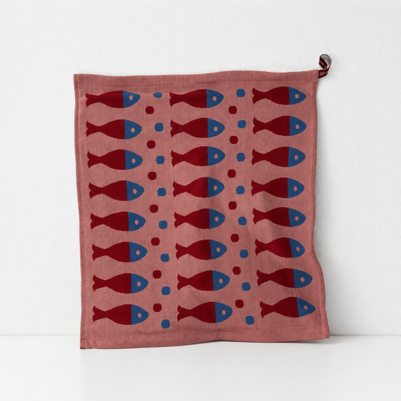 CouldNook Printed Gauze Hand Towel - Layered Character Designs