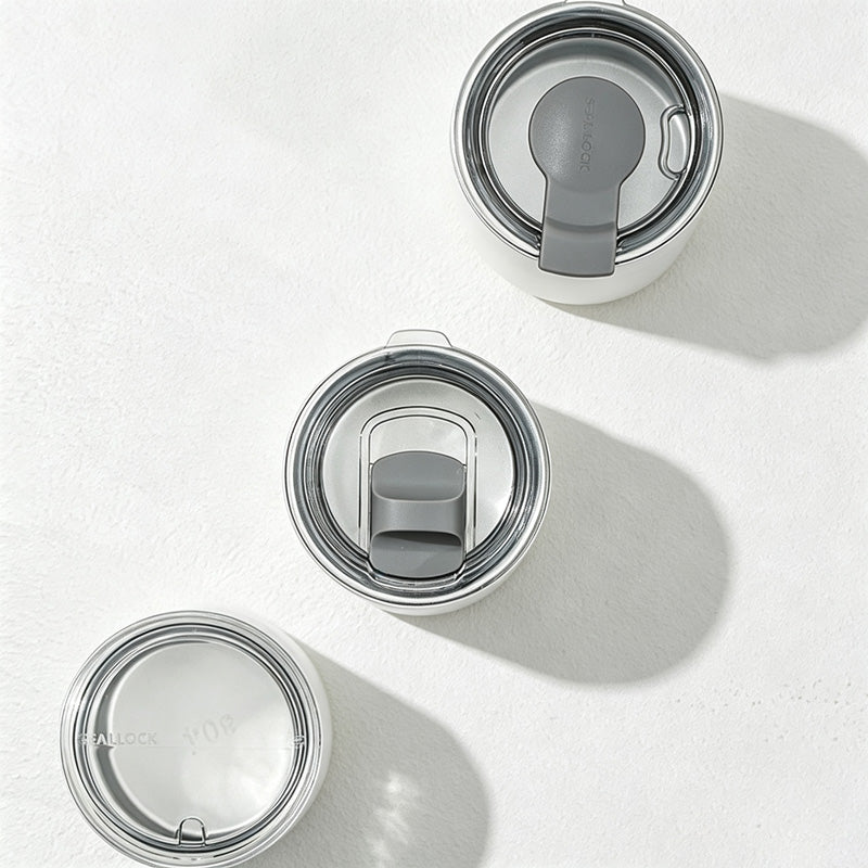 CouldNook Lidded Coffee Mug - Angular Handle and Three Lid Style Choices