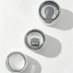CouldNook Lidded Coffee Mug - Angular Handle and Three Lid Style Choices