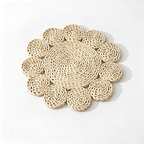 CouldNook Woven Round Table Placemat - Dining Table Accent