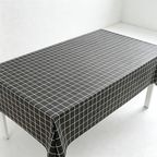 CouldNook Checked Tablecloth - Easy Wipe Dining Table Cover