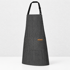 CouldNook Striped Cooking Apron - Adjustable Neck Strap