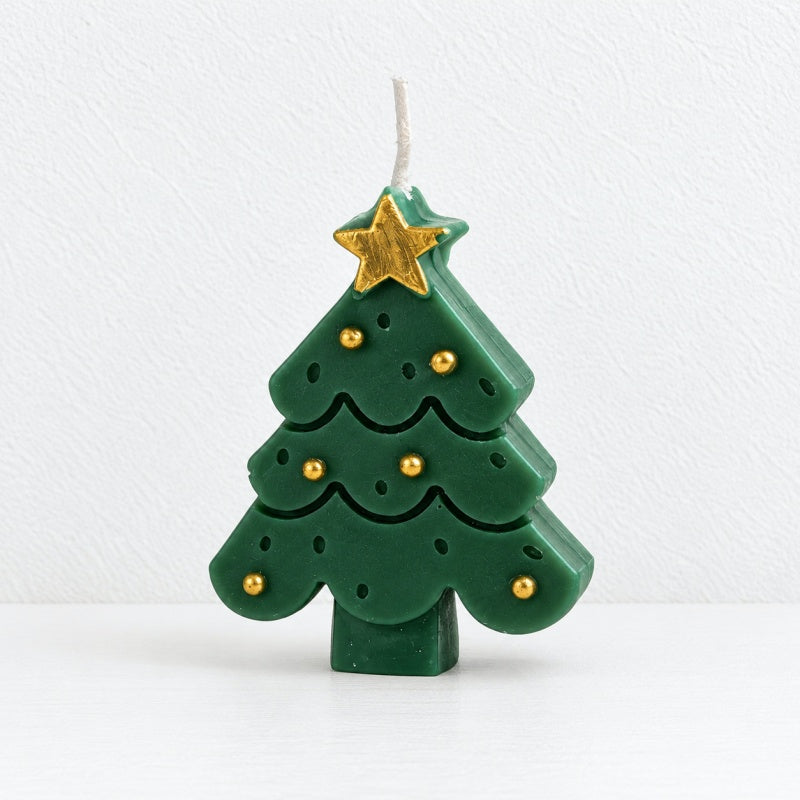 CouldNook Christmas Sculpted Candle - Festive Character Collection Accent