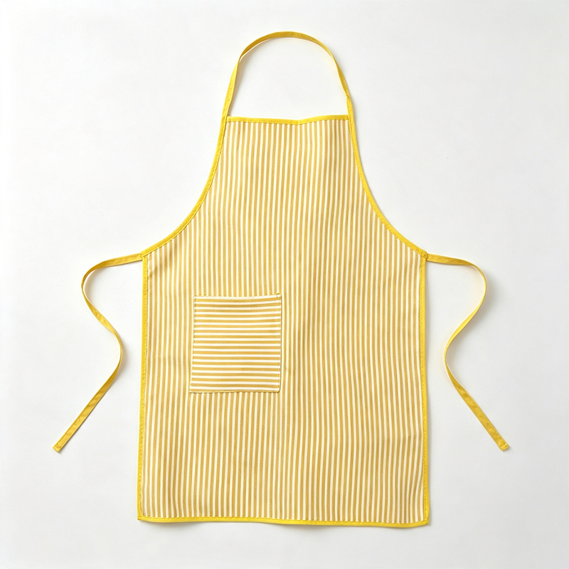 CouldNook Striped Bib Apron - Bright Piped Kitchen Cover