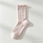 CouldNook Decorative Motif Crew Socks - Boutique Drawer Accent
