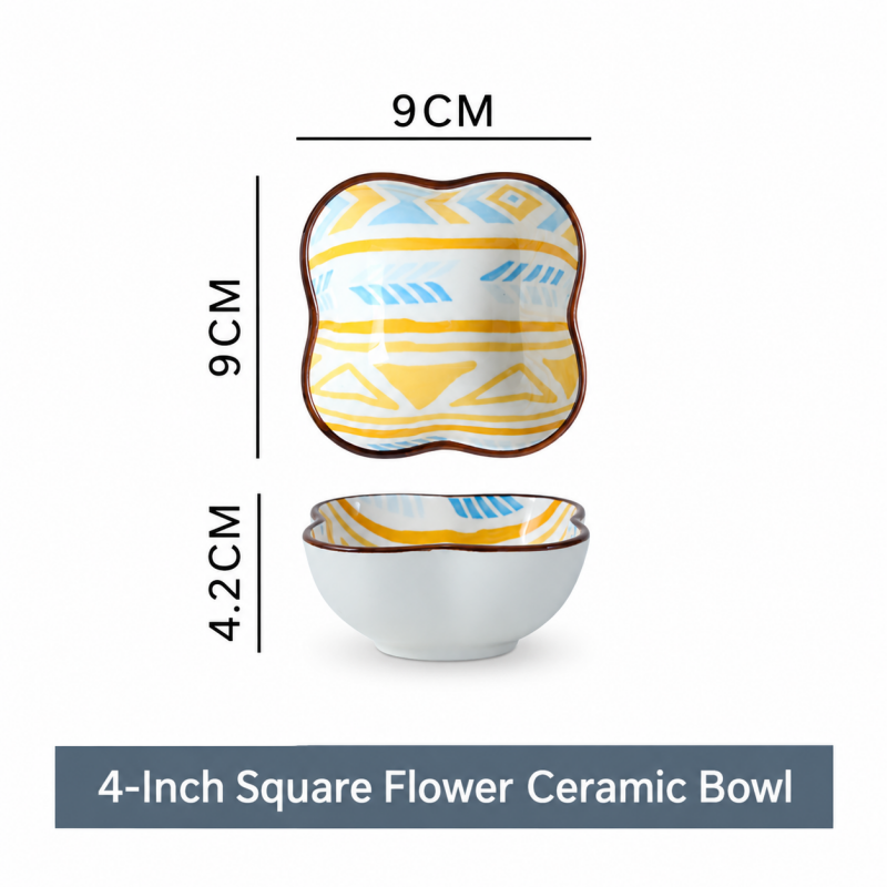 CouldNook Patterned Dipping Bowl - Colorful Geometric Interiors