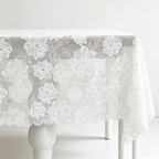 CouldNook Lace Edge Tablecloth - Warm Dining Accent