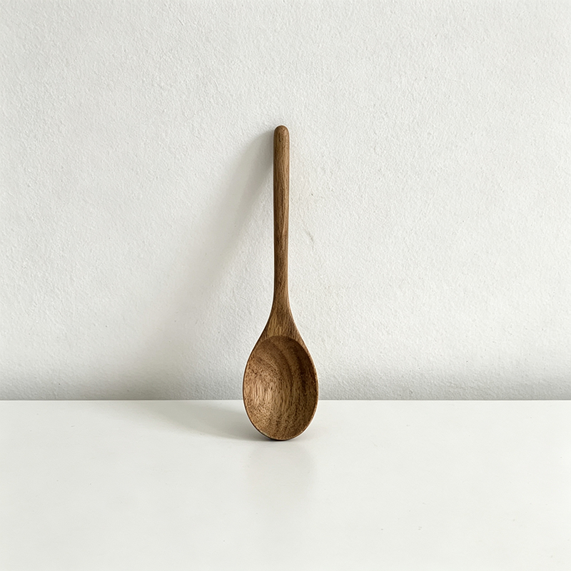 CouldNook Acacia Wood Kitchen Utensil - Slotted Spoon Collection