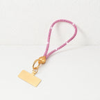 CouldNook Rhinestone Heart Phone Wristlet - Metallic Charm Connector