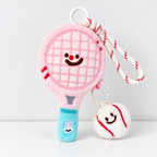 CouldNook Sports-themed Accessory - Plush Rackets and Playful Ball Character Designs