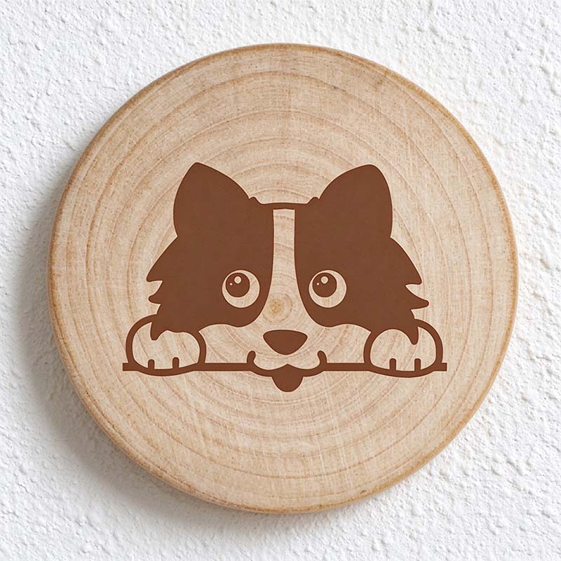 CouldNook Magnetic Bottle Opener - Printed Wood Disc