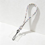 CouldNook Rhinestones Set Wrist Phone Strap with Figure-Eight Links