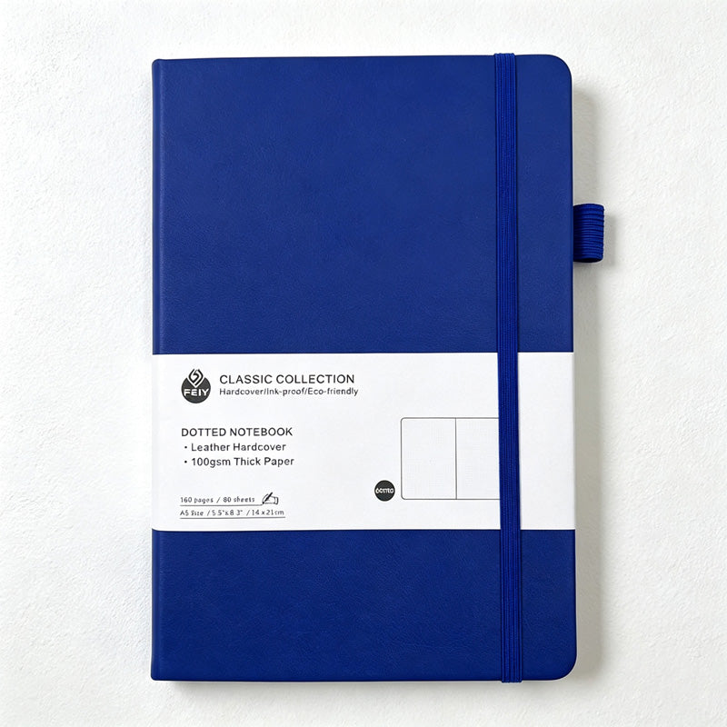 CouldNook Elastic Band Notebook - Dot Grid and Lined Page Selections