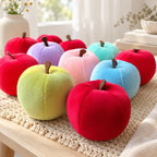 CouldNook Apple Plush Toy - Rounded Fruit Shape and Stem