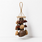 CouldNook Natural Seed Wind Chime - Boho Shaker Tapestry