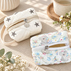 CouldNook Loop Handle Makeup Pouch - Patterned Square Body
