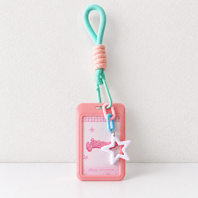 Photo Card Holder - Pastel Frame and Star Charm