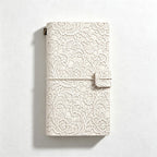 CloudNook 3-in-1 Embossed Floral A6 Notebook‑Refillable Vintage Journal