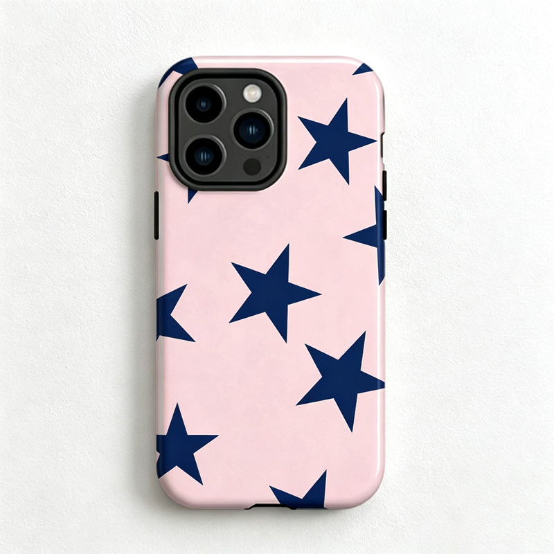 CouldNook  iPhone 17 Series 2-in-1 Bold Star Print Phone Case - Statement Pattern Cover