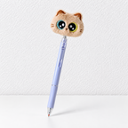 CouldNook Plush Gel Pen - Spring-Mounted Animal and Bakery Toppers