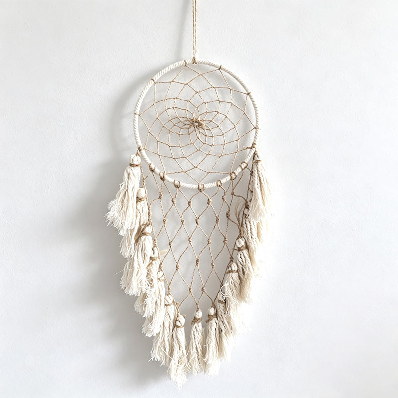 CouldNook Feather Dreamcatcher - Beaded Layered Tassel Wall Hanging