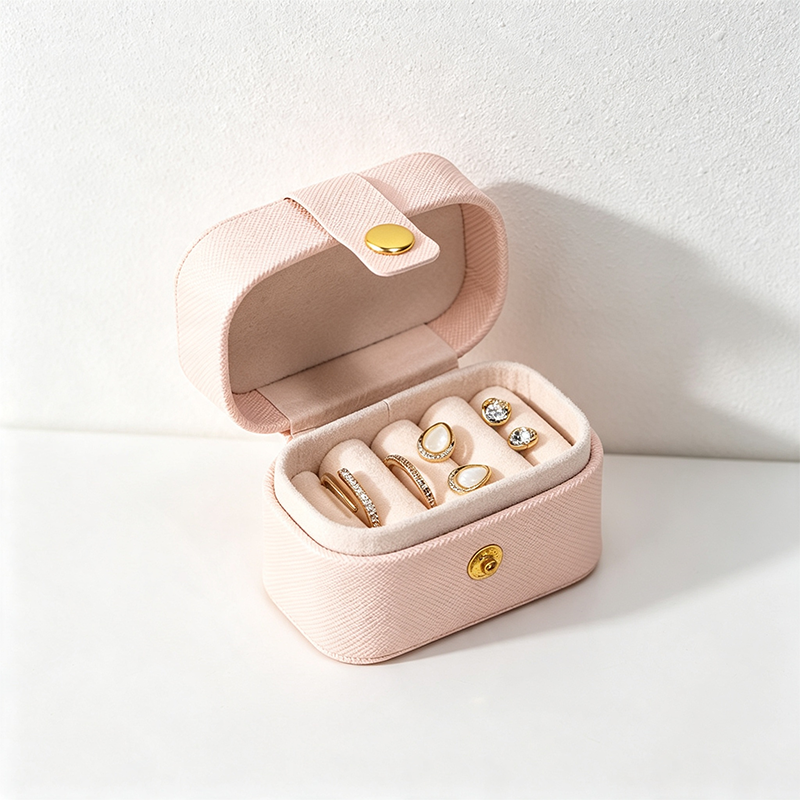 CouldNook Button Cube Travel Jewelry Case - Neat Corner Addition
