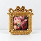 CouldNook Ornate Resin Photo Frame - Raised Borders And Glass Front