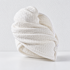 CouldNook Waffle Hair Towel - Rectangular Wrap Design