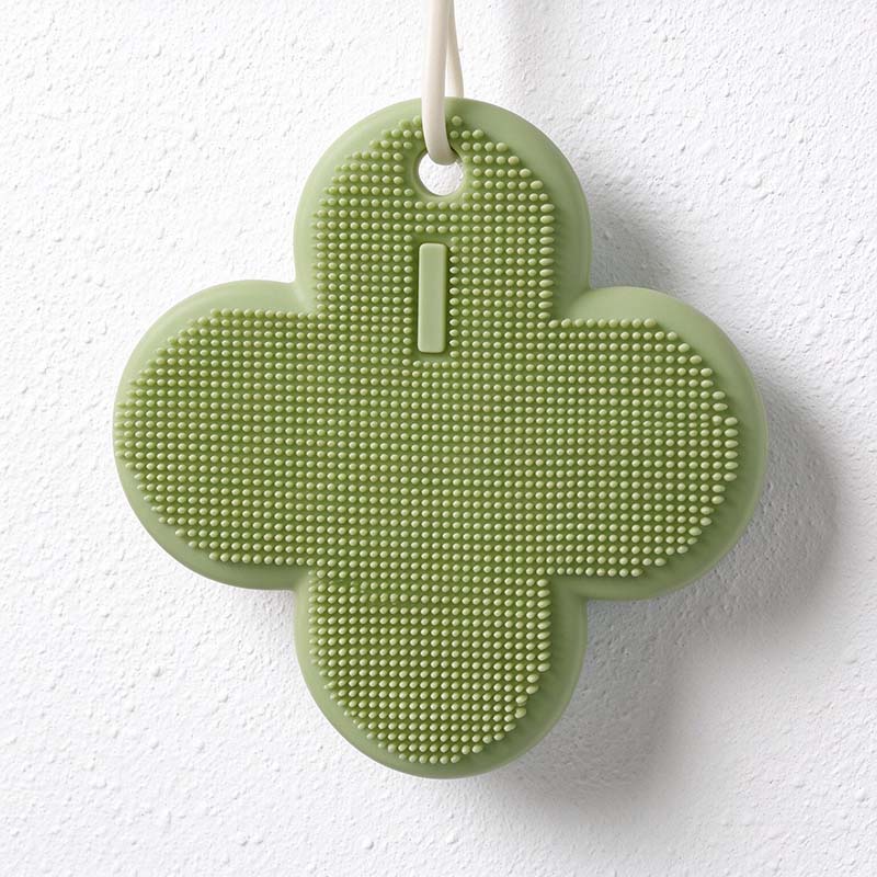 CouldNook Vegetable Brush - Four-Lobed Shape and Dual Textured Faces