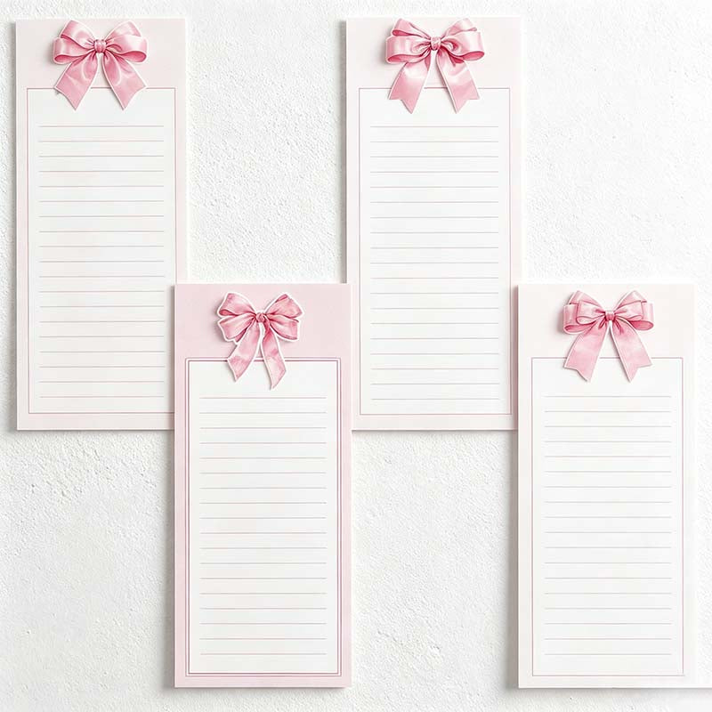 CouldNook Magnetic List Notepad - Ruled Pages and Decorative Theme Borders