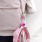 CouldNook Flower Hat Clip - Beaded Cord and Round Attachment Ring