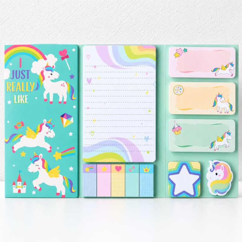 CouldNook Themed Sticky Note Set - Illustrated Combination Pack